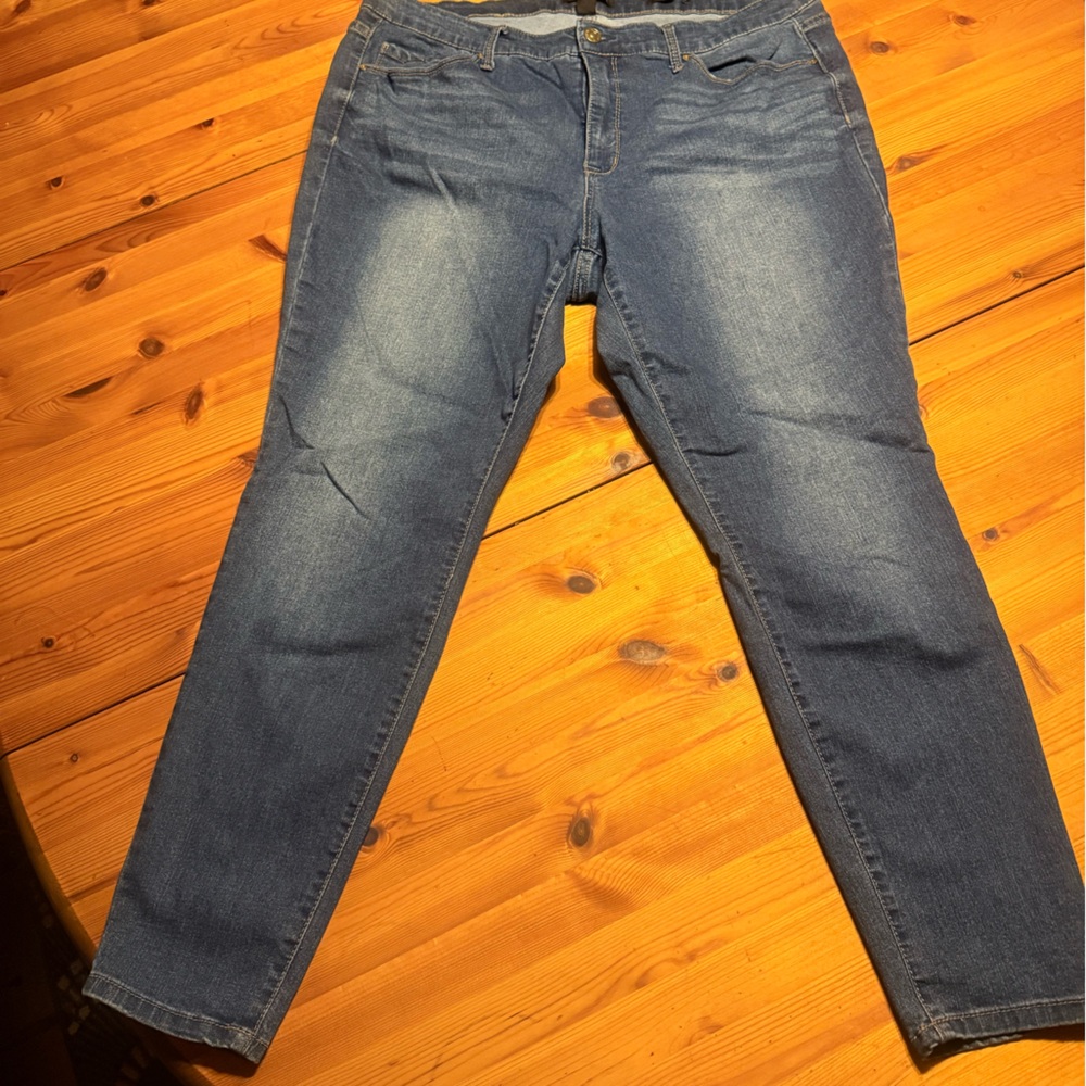 Nine West Dark Blue Ankle Jeans
